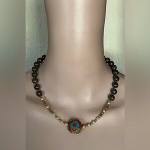 16-1/2 inch Bronzite bead Necklace NWOT